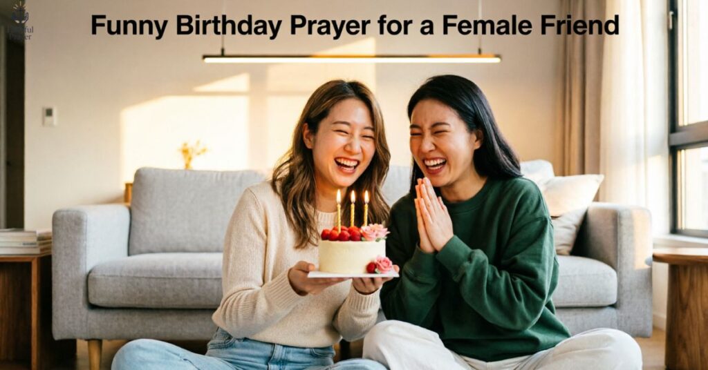 Funny Birthday Prayer for a Female Friend