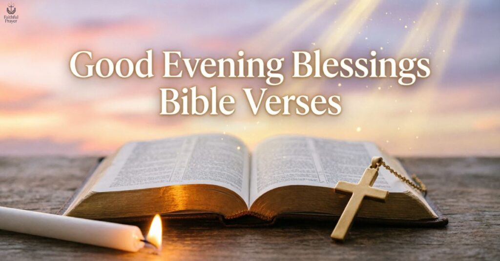 Good Evening Blessings Bible Verses