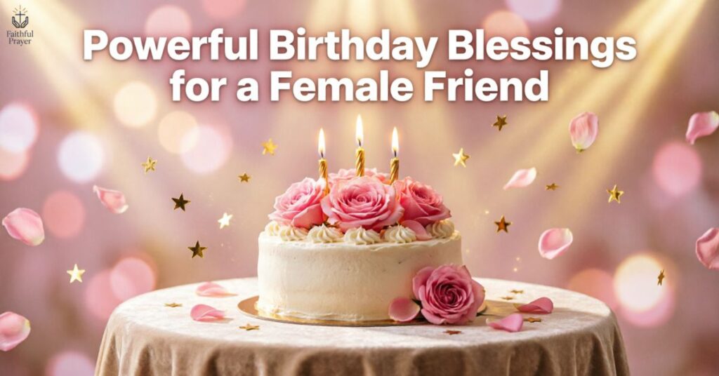Powerful Birthday Blessings for a Female Friend