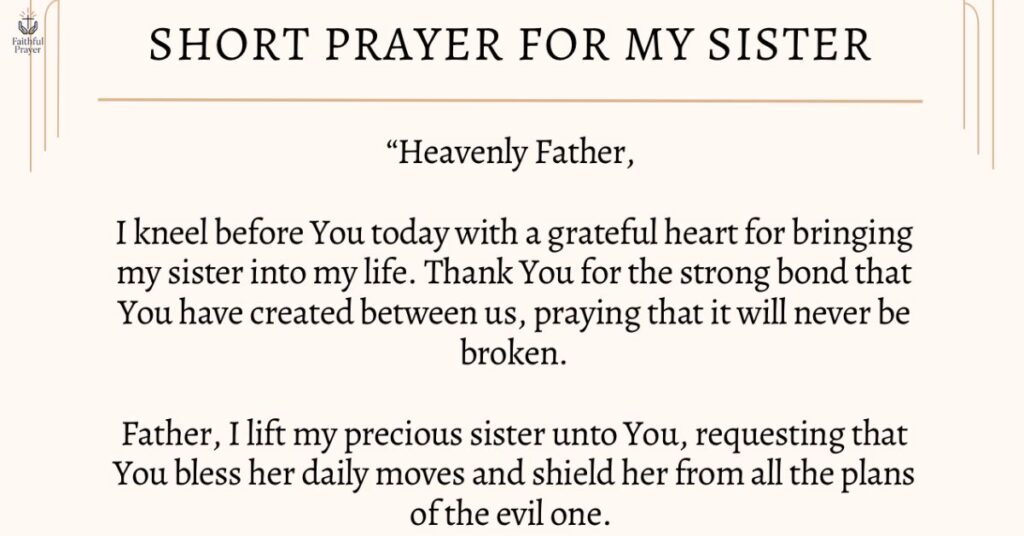 Prayer for My Sister in Islam