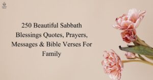 Sabbath Blessings Quotes