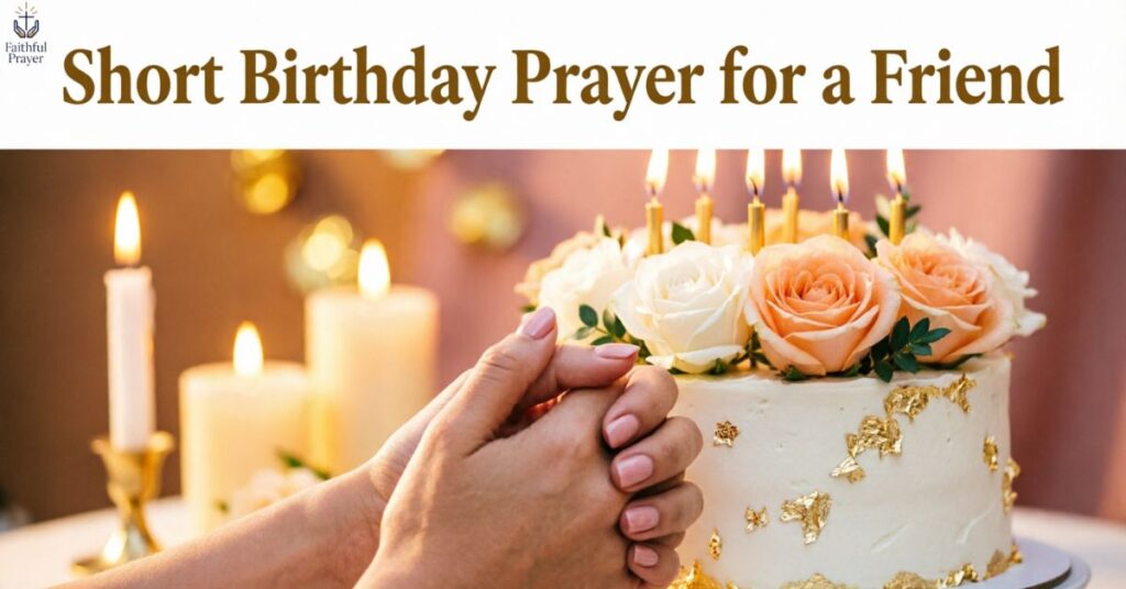 Short Birthday Prayer for a Friend