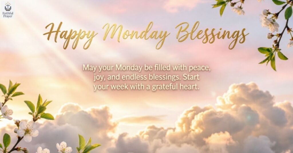 Happy Monday Blessings Quotes