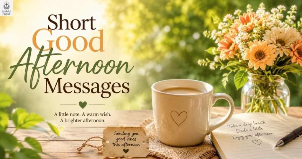 short-good-afternoon-messages